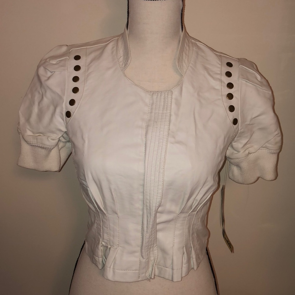 White Leather Jacket
